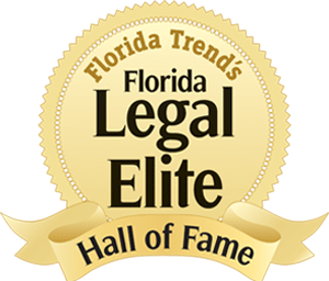 Florida Trend's Florida Legal Elite Hall of Fame logo