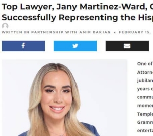 Jany Martinez Ward Celebrates 10 years