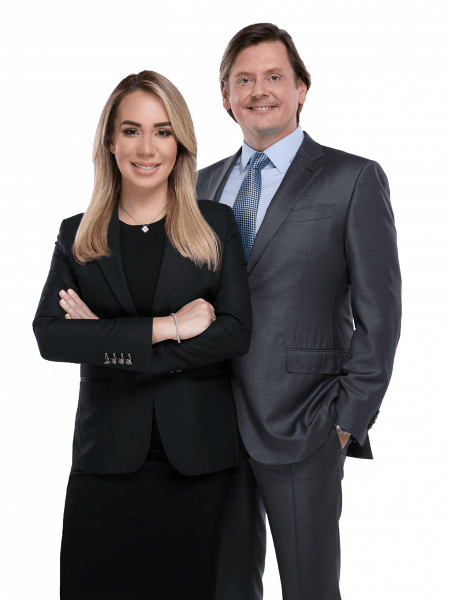 Miami personal injury lawyers Gregory Ward and Jany Martinez-Ward